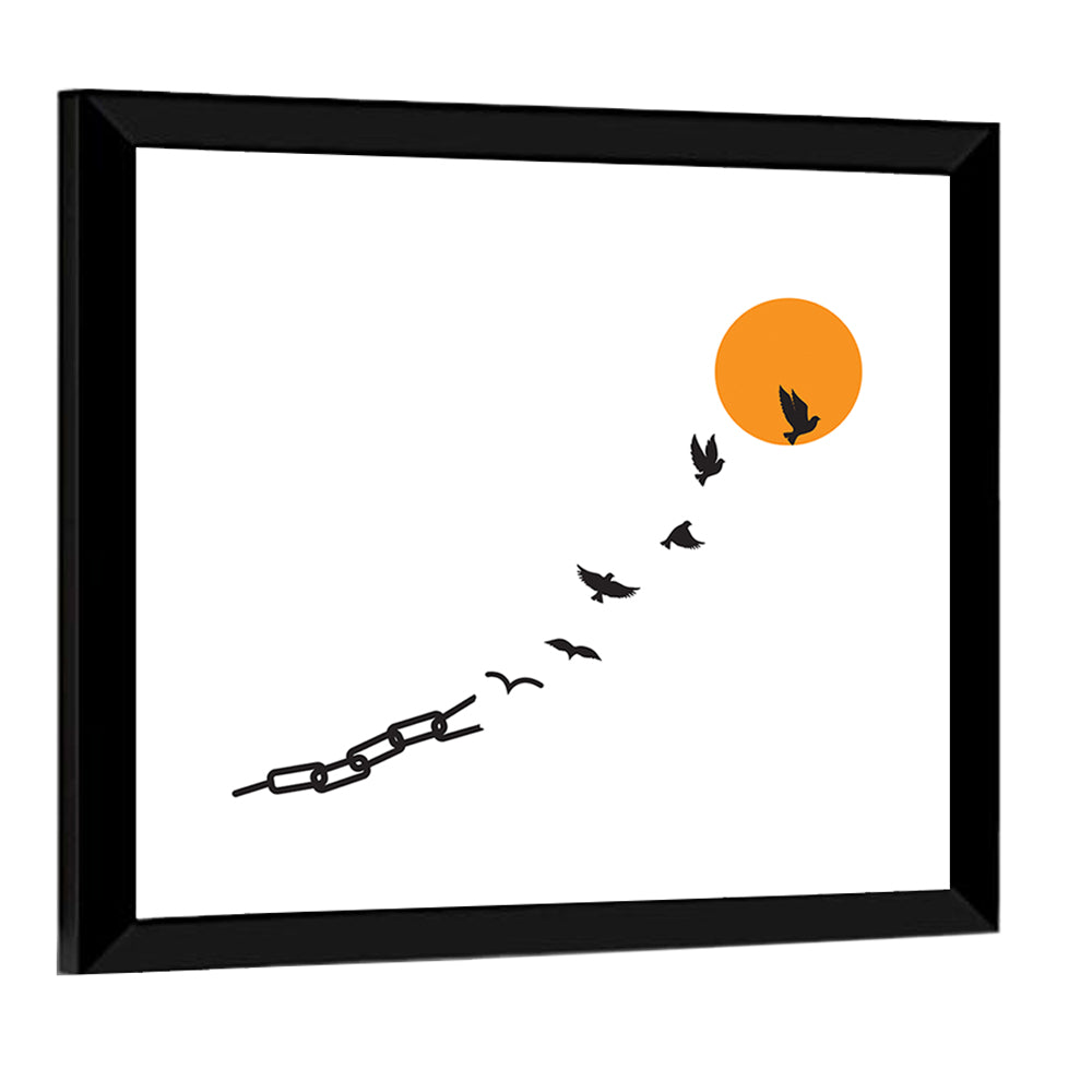 Broken Chain and Rising Sun Wall Art