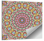 Beaded Kaleidoscope Mandala Wall Art