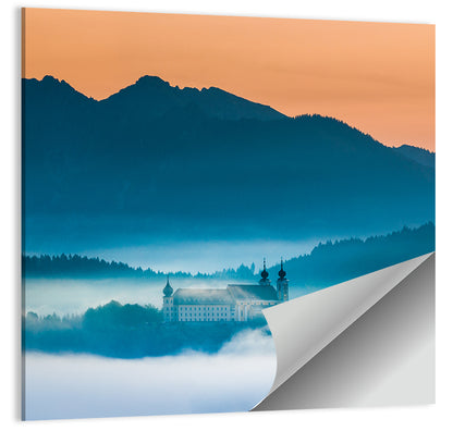 Foggy Mountain Church Wall Art
