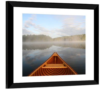 Canoe in Lake Ontario Wall Art