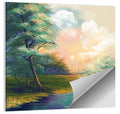 Spring Forest Sunrise Wall Art