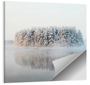 Karelia Winter Lake Wall Art