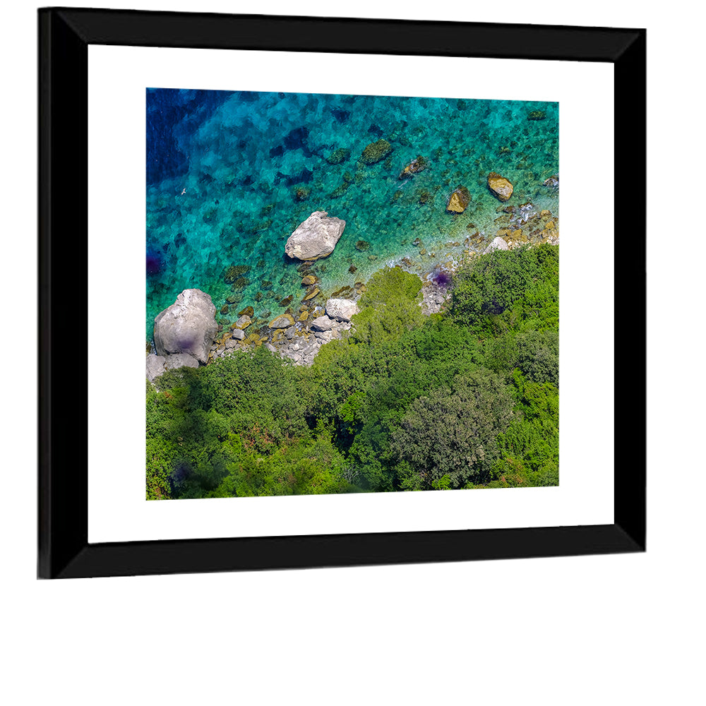 Capri Island Coast Wall Art