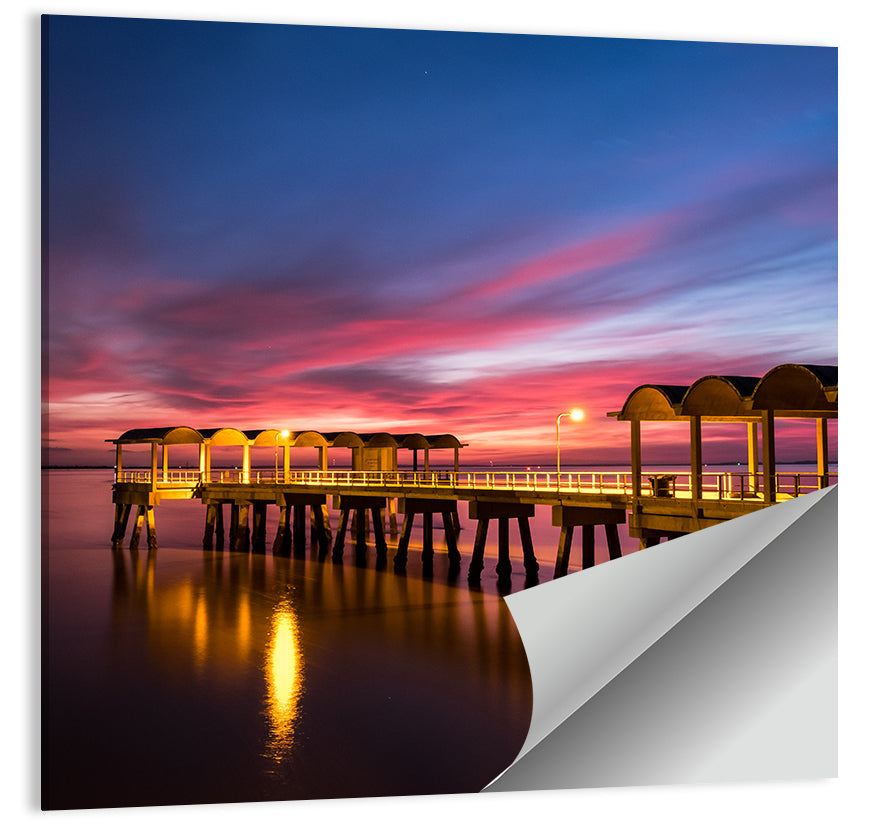 Jekyll Island Pier Wall Art