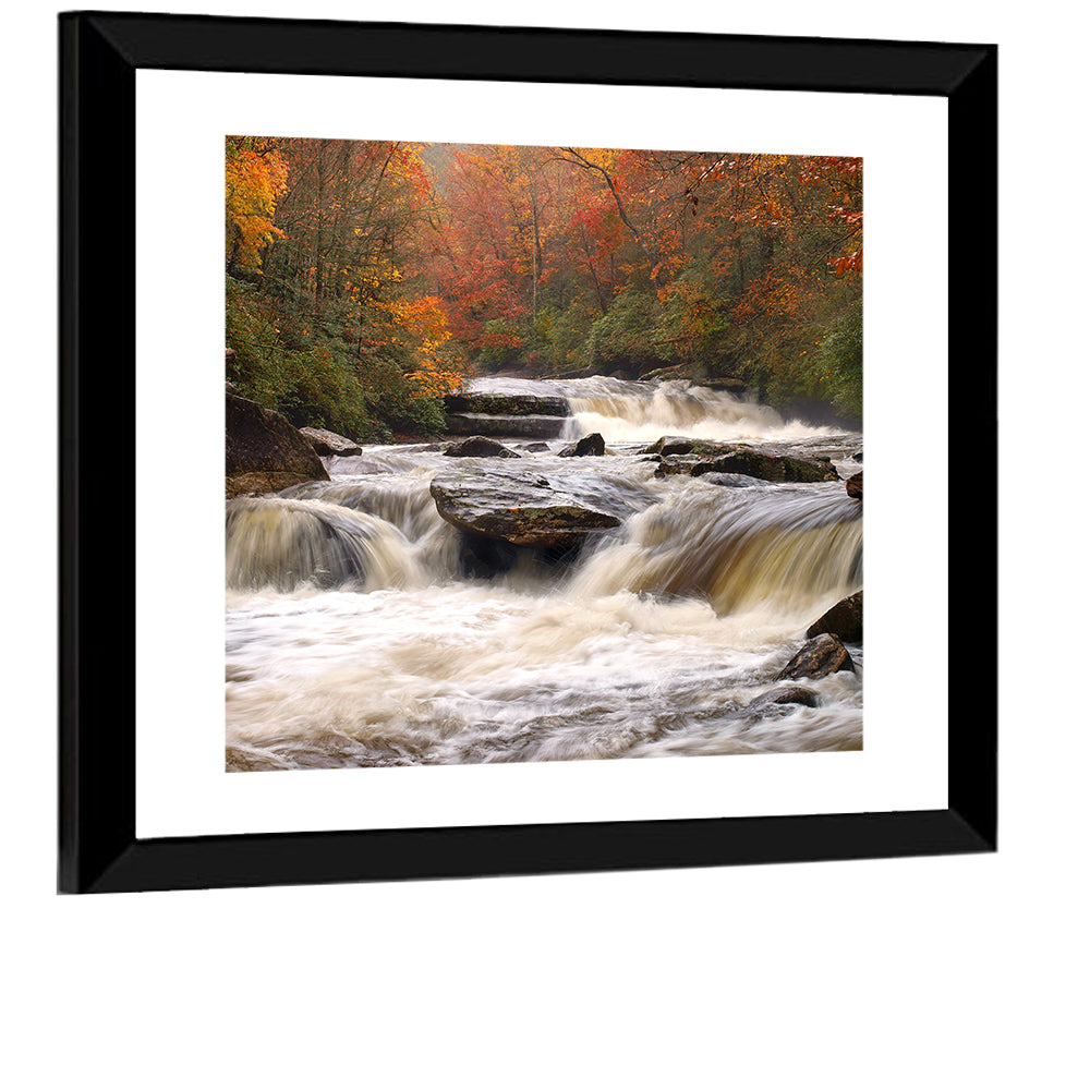 Carolina River in Autumn Wall Art