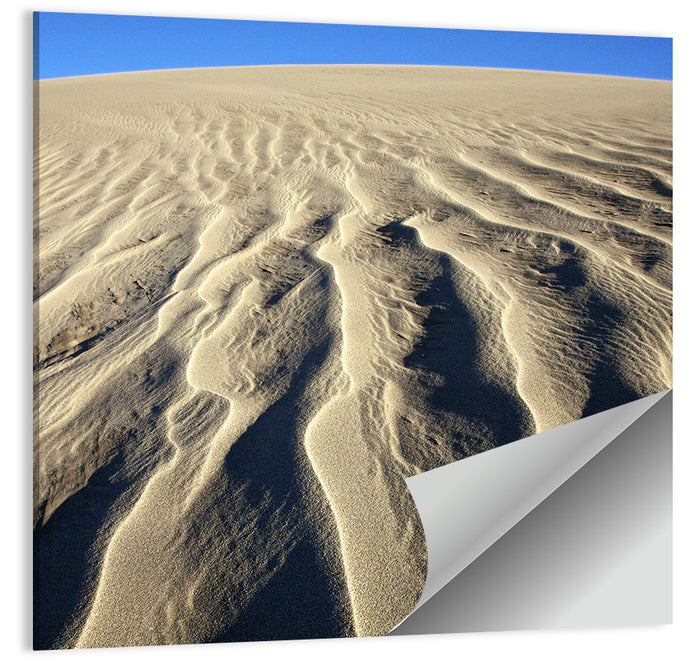 Endless Rippled Sand Dunes Wall Art as a poster print