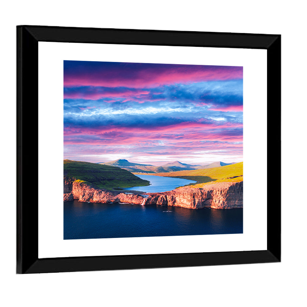 Vagar Island Sunset Wall Art