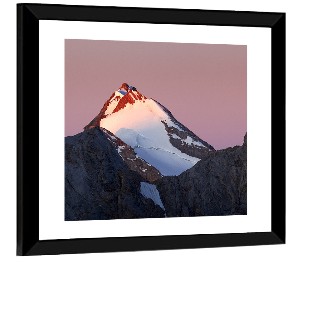 Mount Chimtarga Alpenglow Wall Art