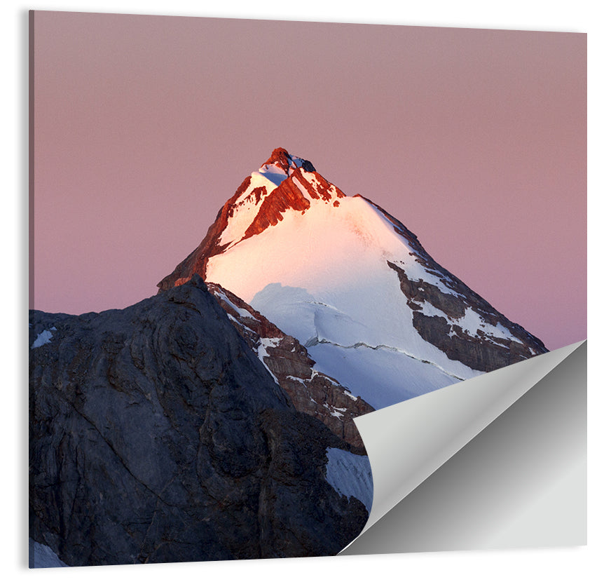 Mount Chimtarga Alpenglow Wall Art