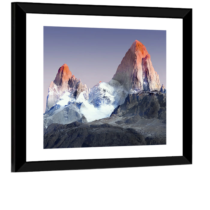Mount Fitz Roy Wall Art as a framed print