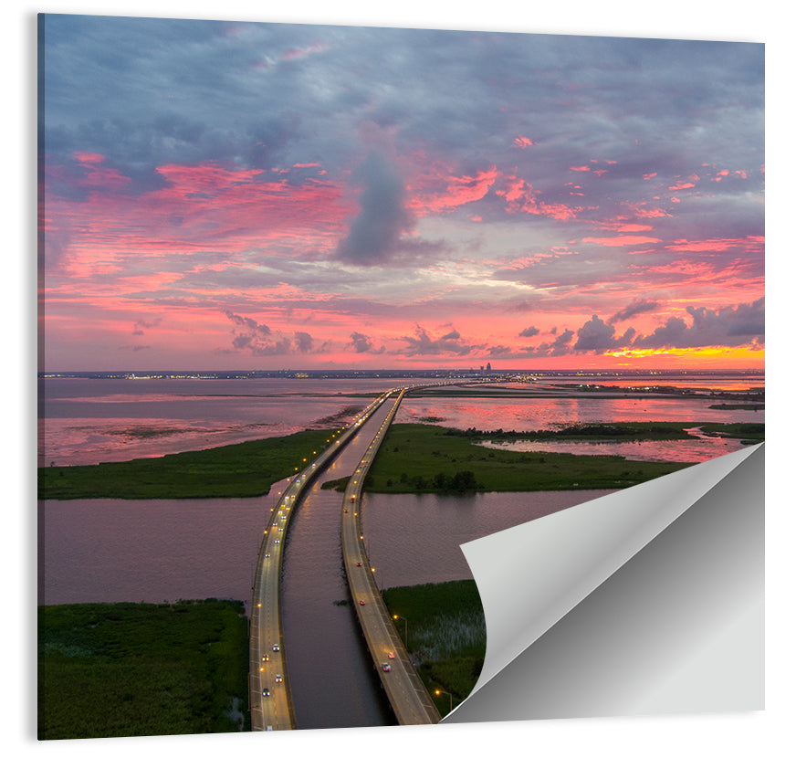 Mobile Bay Bridge Wall Art