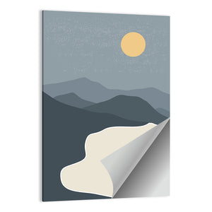 Sandy Mountains Minimalist Wall Art