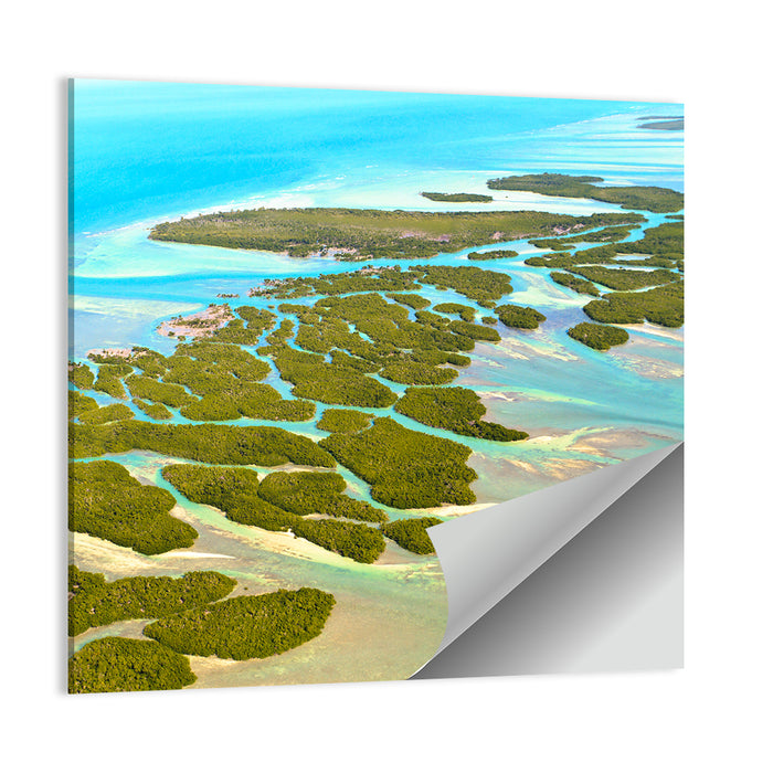 Florida Keys Mangrove Islands Wall Art as a poster print