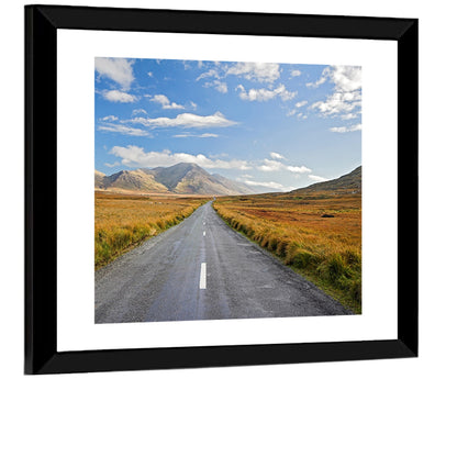 Road to Mountains Wall Art