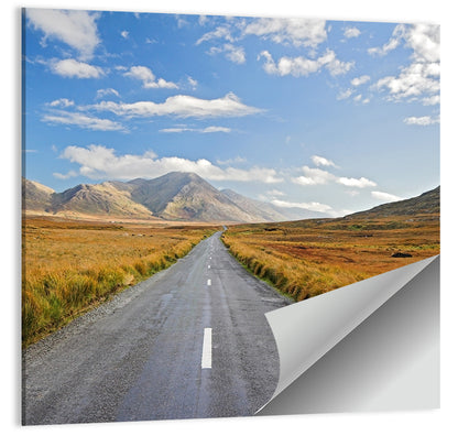 Road to Mountains Wall Art