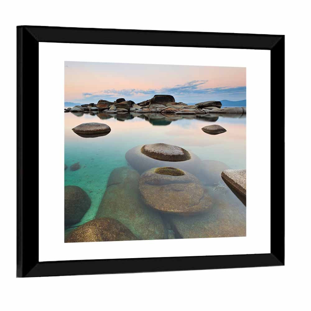 Sand Harbor Dusk, Lake Tahoe Wall Art