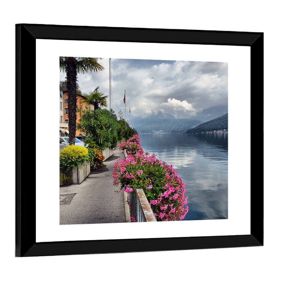 Lake Lugano Wall Art