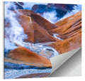 Geothermal Valley with Footbridge Wall Art