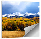 Crested Butte Autumn Mountains Wall Art
