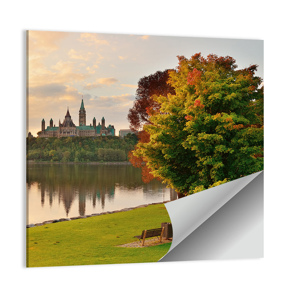 Ottawa Skyline at Golden Hour Wall Art