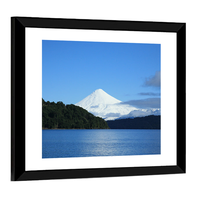 Osorno Volcano Wall Art as a framed print