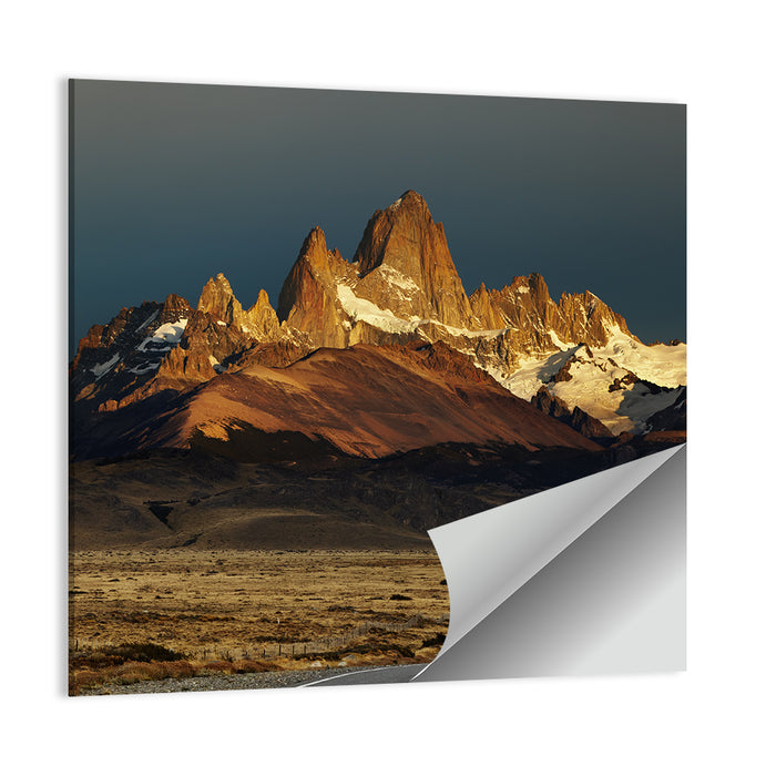 Mount Fitz Roy Sunrise Wall Art as a poster print