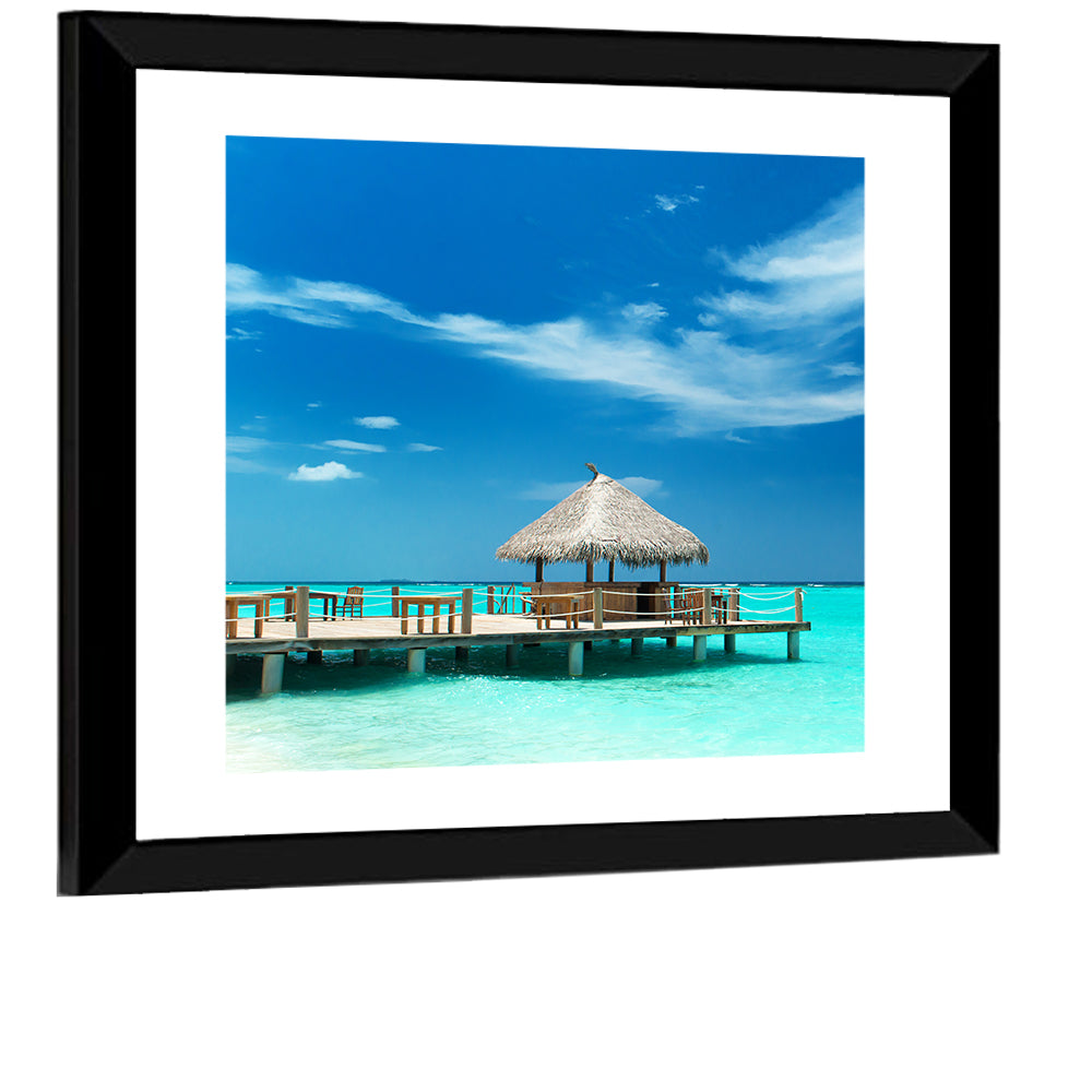 Tropical Beach Bar Wall Art