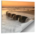 Breakwater at Golden Hour Wall Art