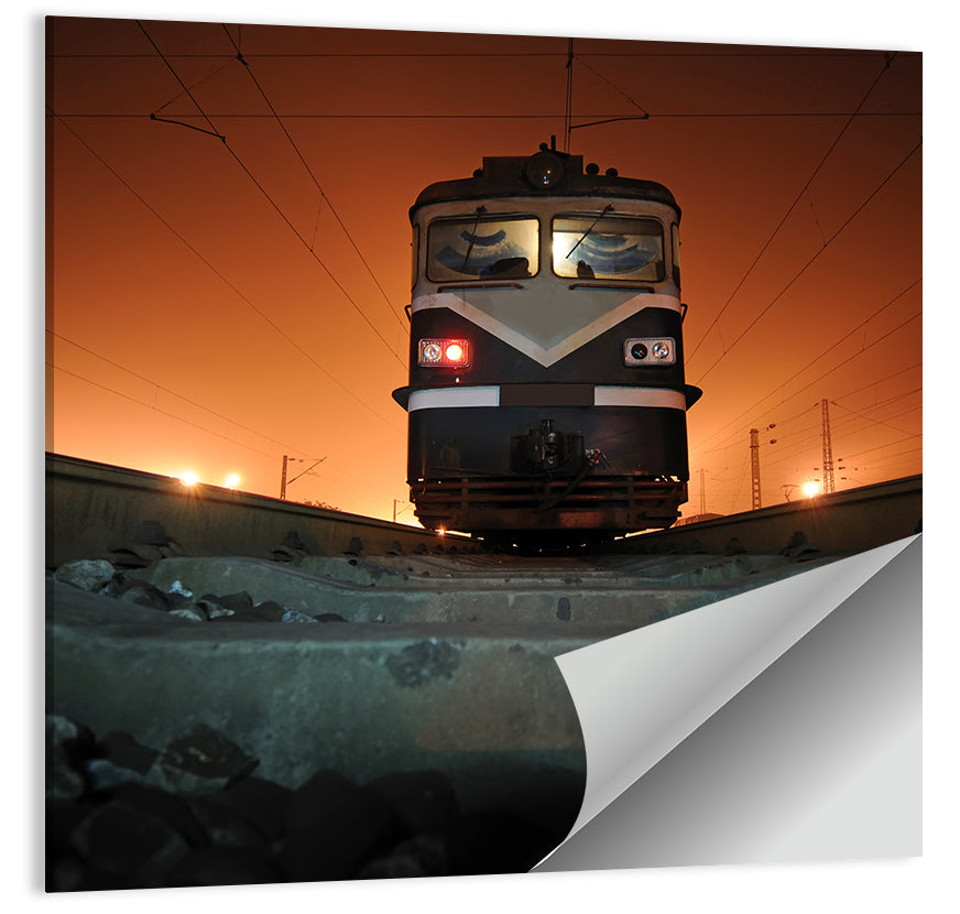 Electric Train Wall Art