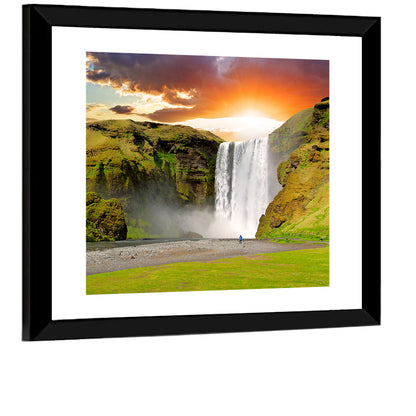 Skogafoss Waterfall Wall Art