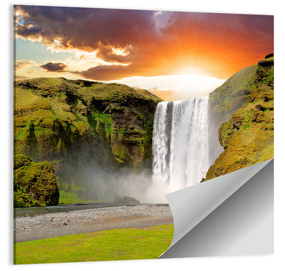 Skogafoss Waterfall Wall Art