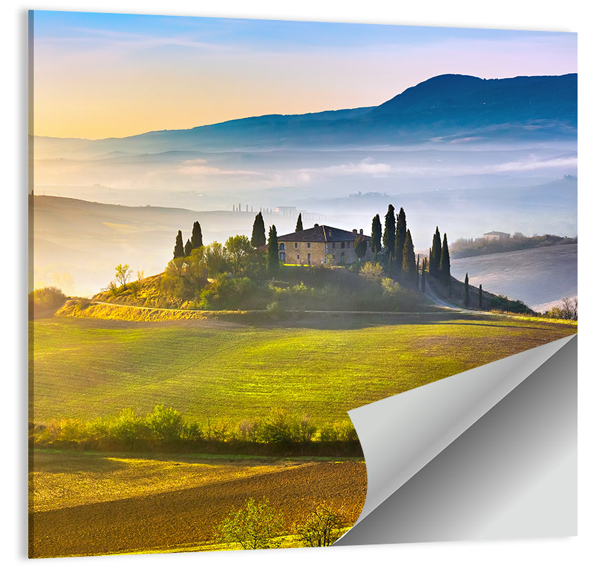 Tuscan Morning Landscape Wall Art