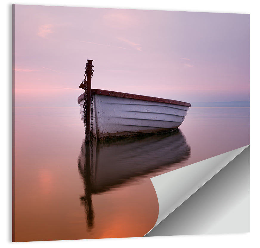Boat Reflection Wall Art