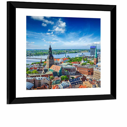 Riga Cityscape Wall Art