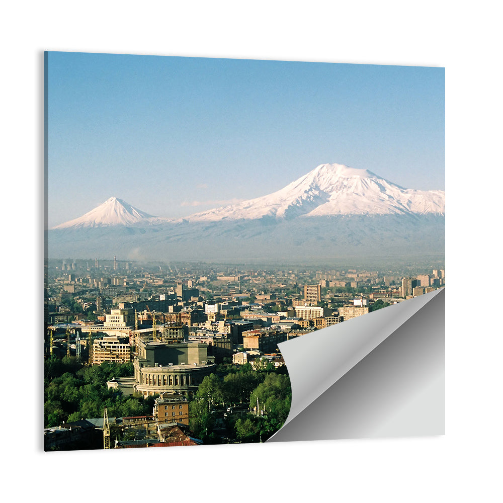 Mount Ararat From Yerevan Wall Art