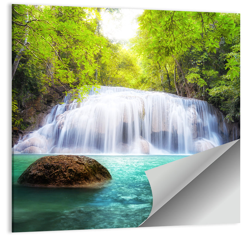 Tropical Waterfall Thailand Wall Art