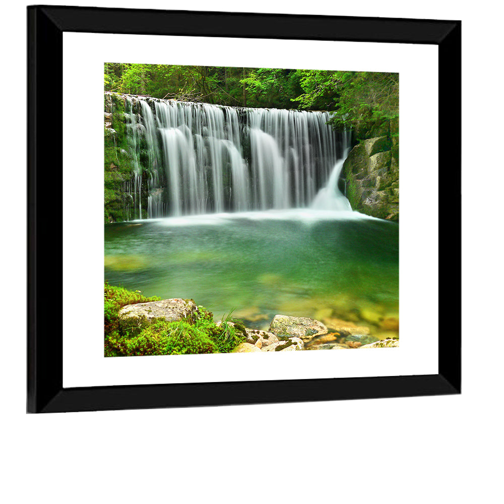 Emerald Lake Cascade Wall Art