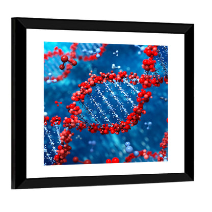 DNA Abstract Wall Art