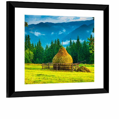 Mountain Haystack Wall Art