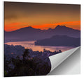 Luang Prabang Sunset Over Mekong Wall Art