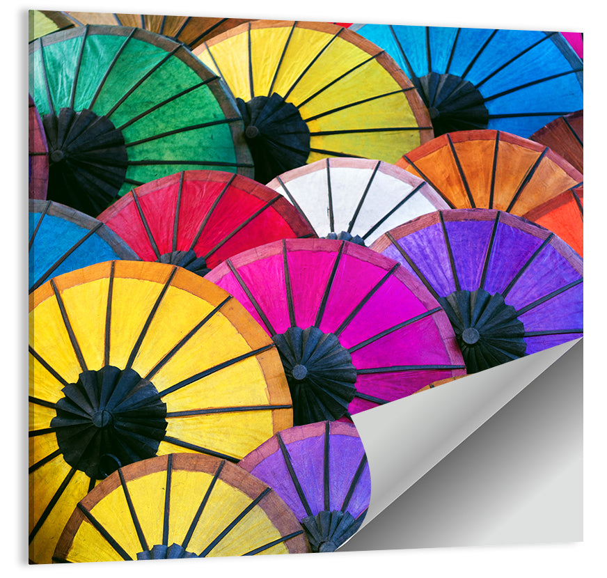 Colorful Umbrellas Wall Art