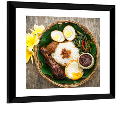 Nasi Campur Dish Wall Art