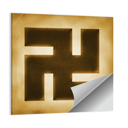 Swastika Buddha Sign Wall Art