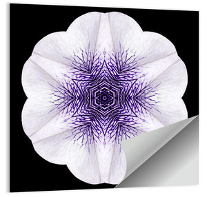 Circular Mandala Flower Wall Art
