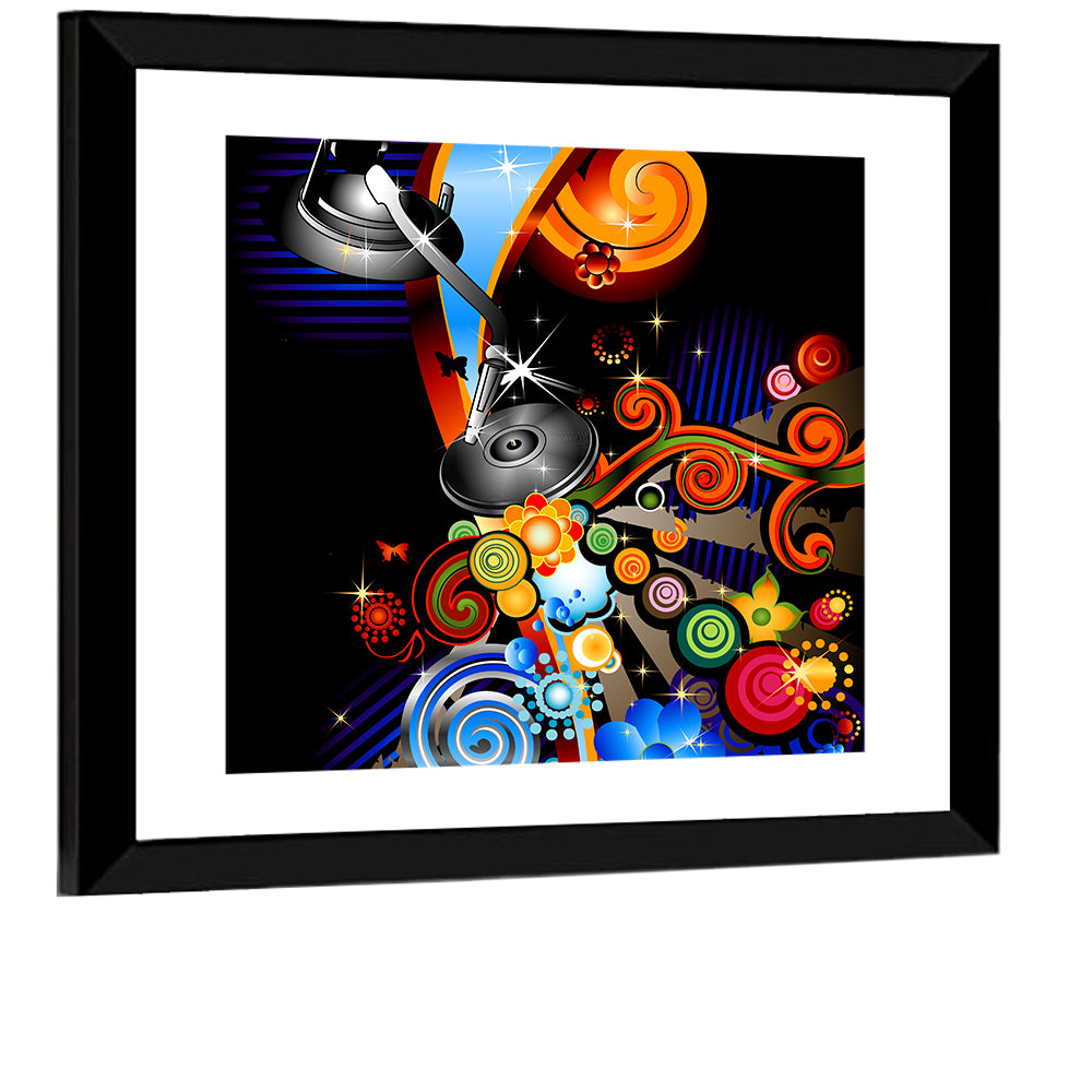 Party Design Illustration Wall Art