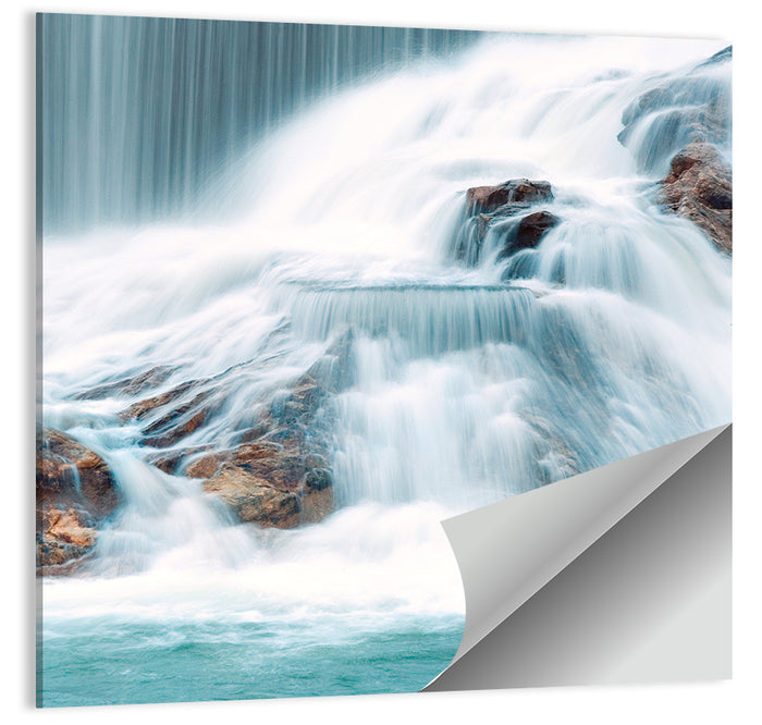 Ningbo Cascading Waterfall Wall Art as a poster print