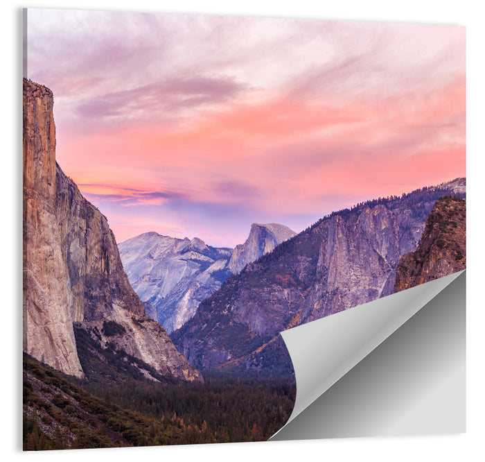 El Capitan at Tunnel View Wall Art as a poster print