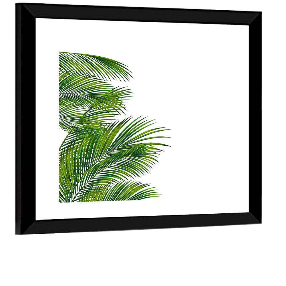 Asymmetrical Palm Fronds Wall Art