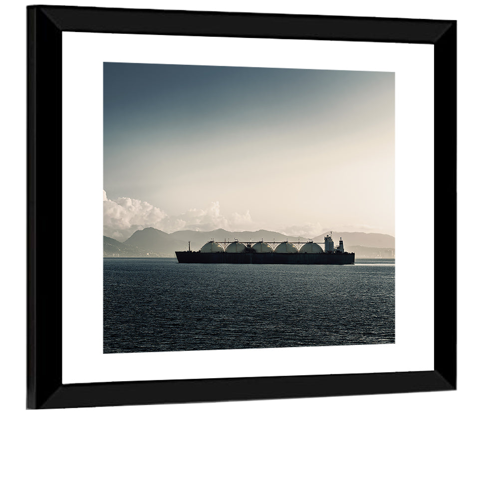 Natural Gas Carrier Ship Wall Art