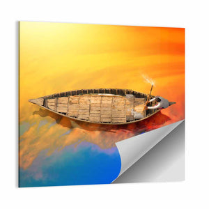 Old Wooden Boat Wall Art